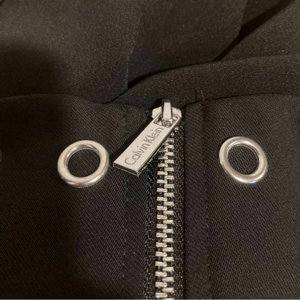 Calvin Klein Black Tank Top with Silver Tone Grommets - Picture 13 of 15